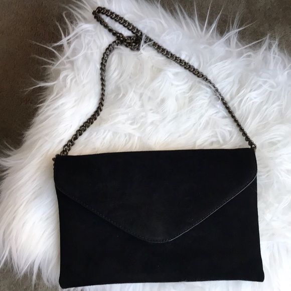J. Crew Handbags - J.Crew Black Envelope Clutch